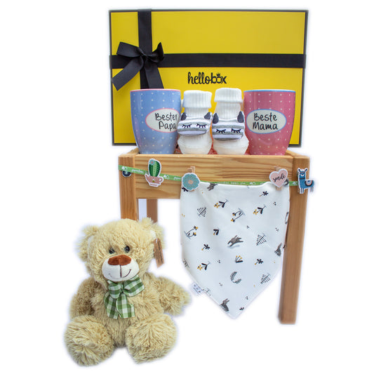 Baby Gift for Newborn Unisex - LITTLE BUDDY | BABY GIFT BASKET