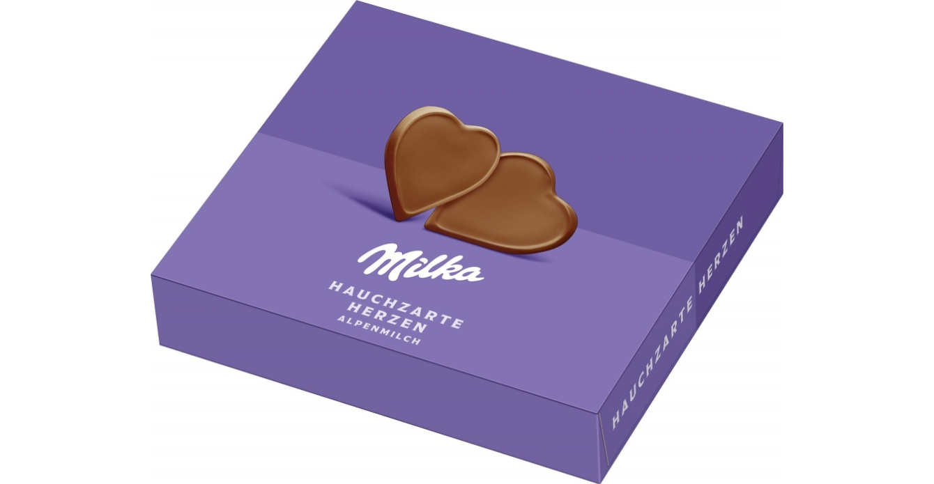 Milka Hauchzarte Herzen helloboxshop