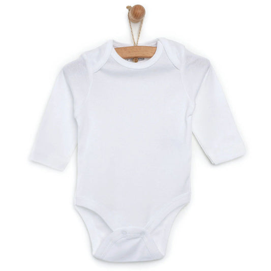 Unisex baby bodysuit white