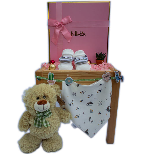 Baby Gift for Newborn Girl -FOREVER LOVE | BABY GIRL GIFT BASKET