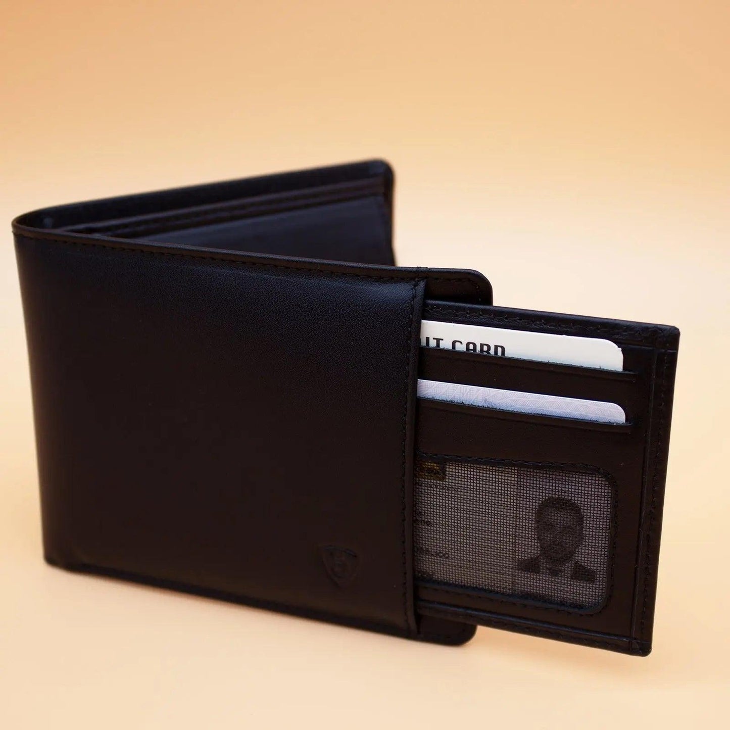 Geldbörse Kartenetui – aus Leder mit Geschenkset Herren 2) helloboxshop (Geschenkset